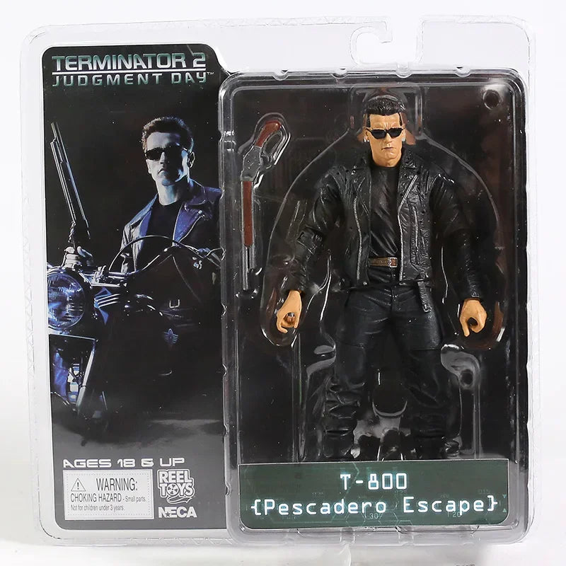 NECA Terminator 2: jour du jugement T-800 Arnold Schwarzenegger figurine en PVC modèle à collectionner jouet 7 "18 cm