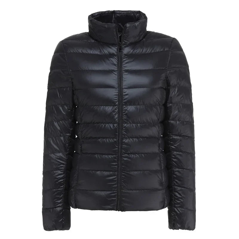 2025 nouveau UZZDSS automne femmes ultraléger mince doudoune 90% duvet de canard blanc vestes à capuche manteaux costume vestes WYRF 1051968
