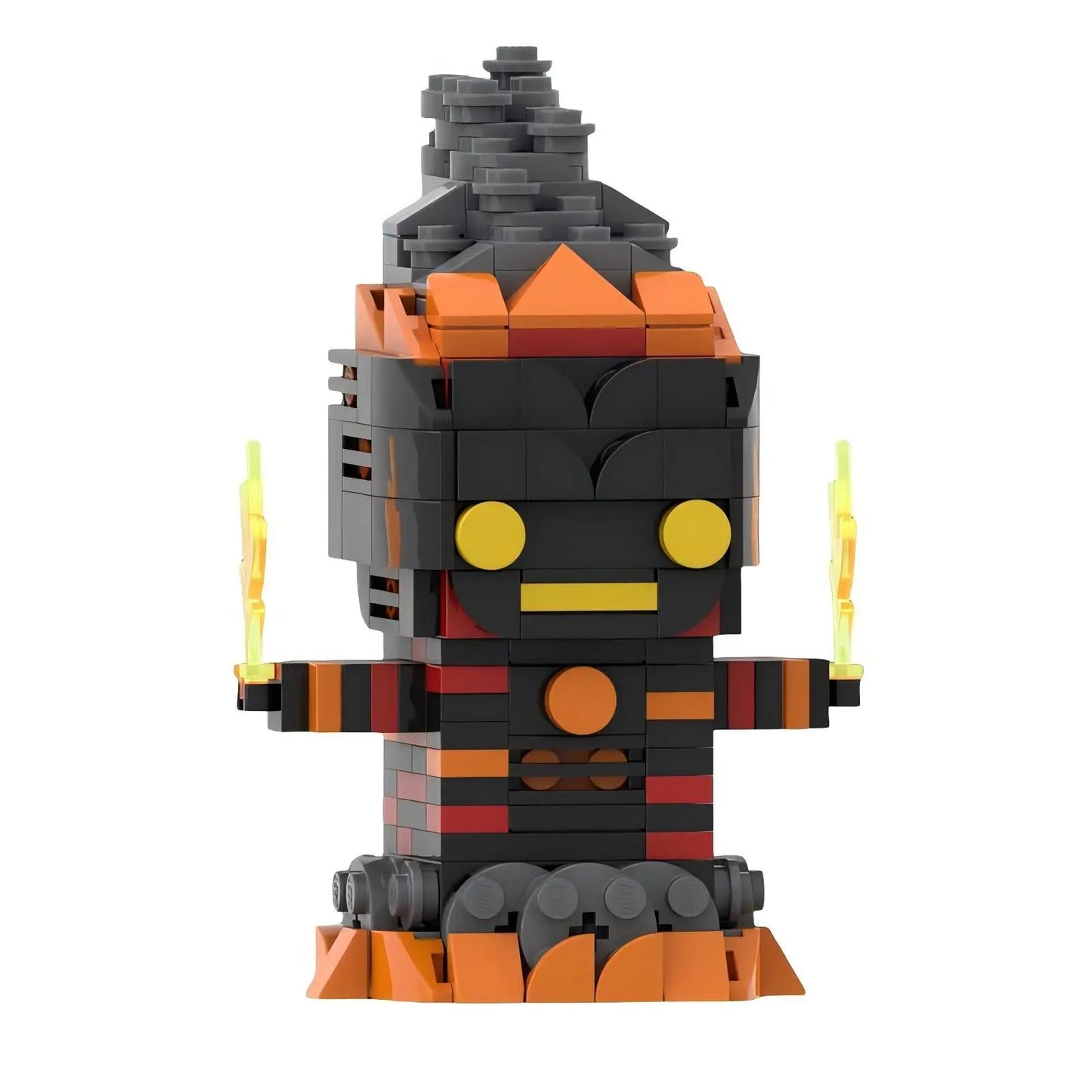 Série d'anime océan merveilleux destin personnage de dessin animé blocs de construction MOC cochon et poulet assemblage modèle Puzzle jouet cadeau d'anniversaire