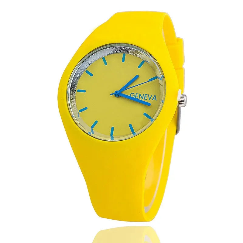 montres Ultra-mince mode bracelet en Silicone