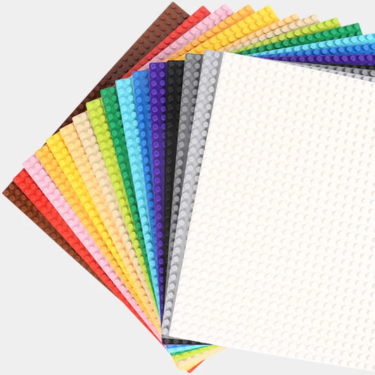 Plaques de base en plastique pour blocs de construction classiques, 32x32 points, jouets de bricolage pour enfants, briques de ville compatibles
