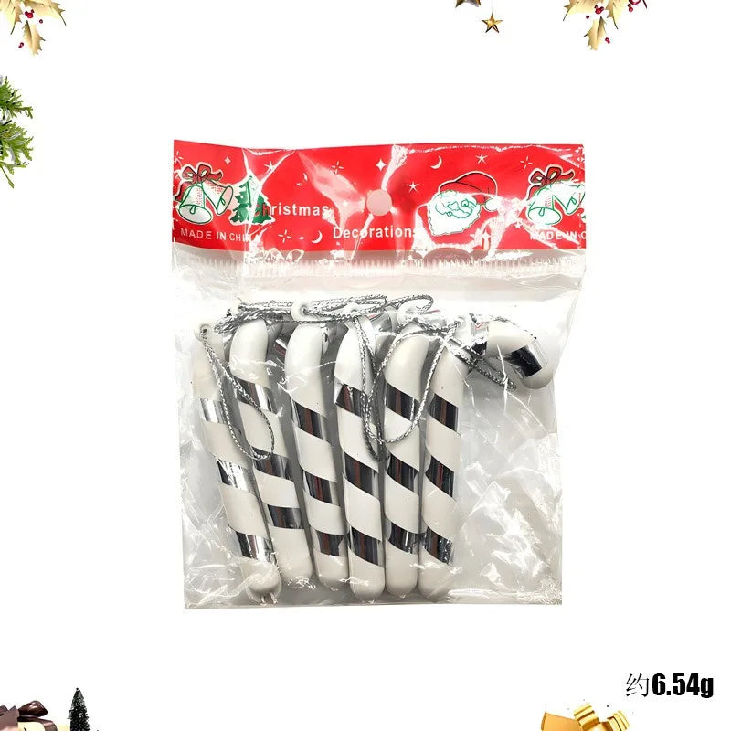 Décorations sucre d'orges de noël de 7cm