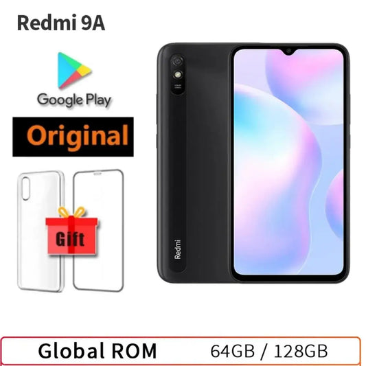 Xiaomi Redmi 9A Smartphone Global Rom 64GB/128GB 5000mAh 6.53 inch Mobile Phone MTK Helio G25 Octa Core 13MP Smartphone CN Version