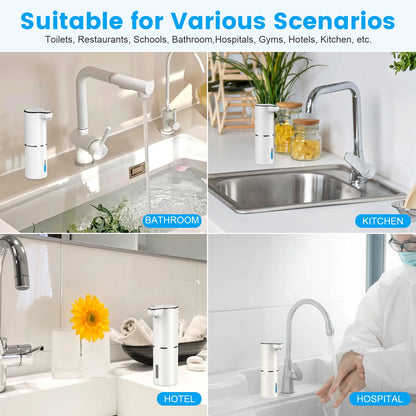 Distributeur automatique de savon en mousse, capteur sans contact, Machine à mousse intelligente USB, pompe distributrice de savon liquide infrarouge de 300ML, désinfectant pour les mains