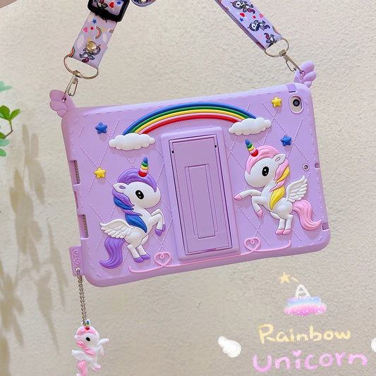 Coque souple licorne 3D pour iPad