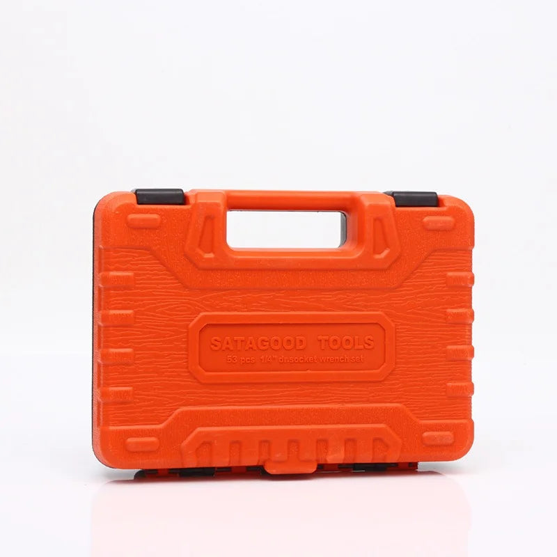 53 pièces Kit d'outils de réparation automobile clé dynamométrique à cliquet douilles ensembles d'outils voiture tout-terrain motos Combo ensemble d'outils de réparation automobile