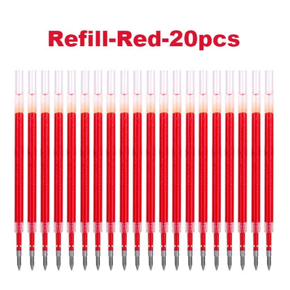 Deli-Ensemble de stylos à bille rétractables Bullet Gel