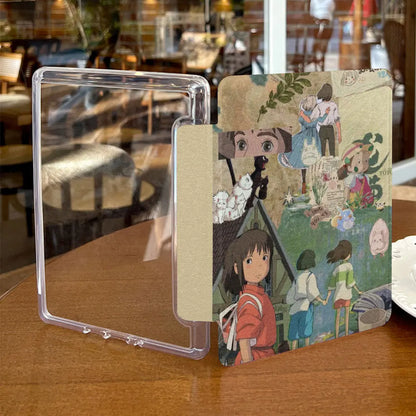 Étui Kindle coque arrière en acrylique avec dragonne