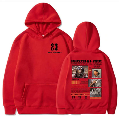 Central Cee-Sweats à capuche College, manches longues, pulls à capuche, streetwear, impression évasée, vêtements de mode, unisexe, CAN'T RUSH GREATNESS