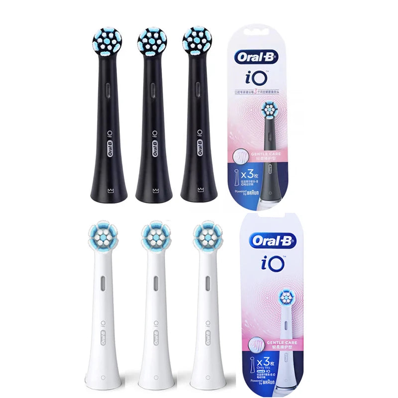 Tête de brosse de remplacement pour soins doux, série oral-b iO, pour brosses à dents électriques Oral série B io, poils souples, dents douces