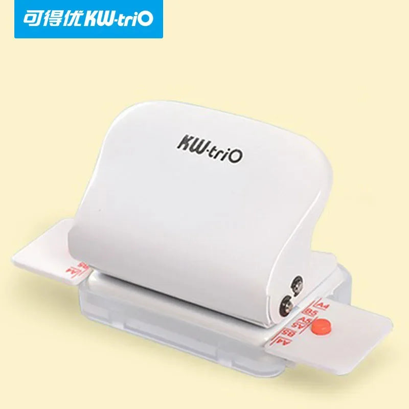 Poinçon à papier portatif à 6 trous, 10 feuilles de métal, Support Multiple 20/26/30 trous, papeterie fournitures de bureau, KW-TRIO