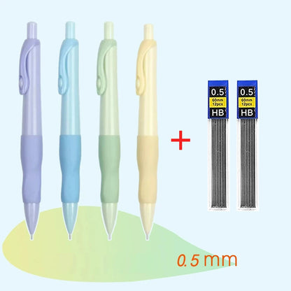 Ensemble de crayons mécaniques 0.5/0.7mm HB+ mines