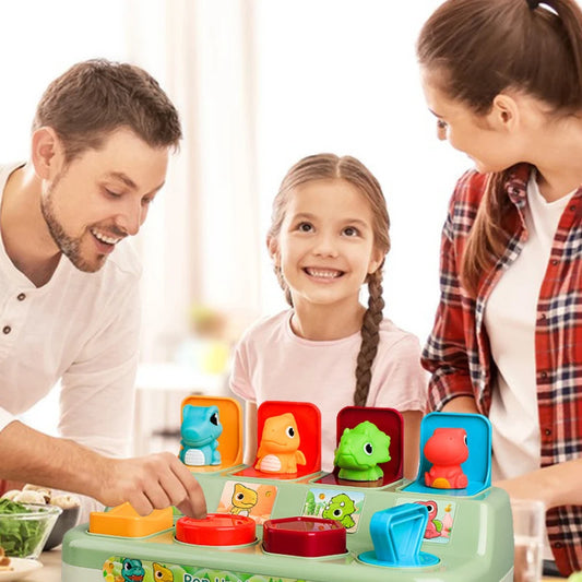 Jouet animaux Pop-Up Montessori pour bébé, jouets sensoriels interactifs pour tout-petits, jouet éducatif de développement pour garçons et filles de 6 à 12 mois