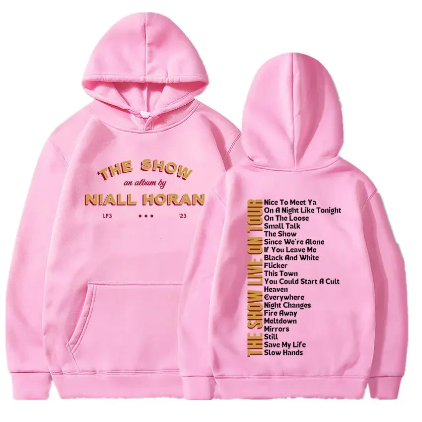 Niall Horan 2024 le spectacle vivre sur la tournée esthétique surdimensionné sweat hommes femmes Hip Hop Vintage Concert sweat à capuche Fans cadeau