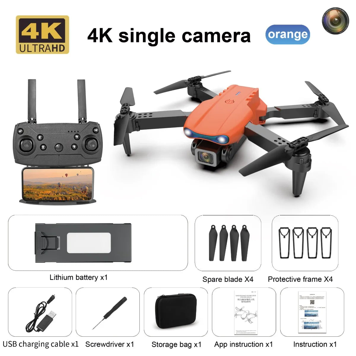 E99 K3 Pro 4k Drone HD caméra grand Angle Mode de maintien élevé pliable Mini Dron WIFI photographie aérienne RC quadrirotor jouets hélicoptère