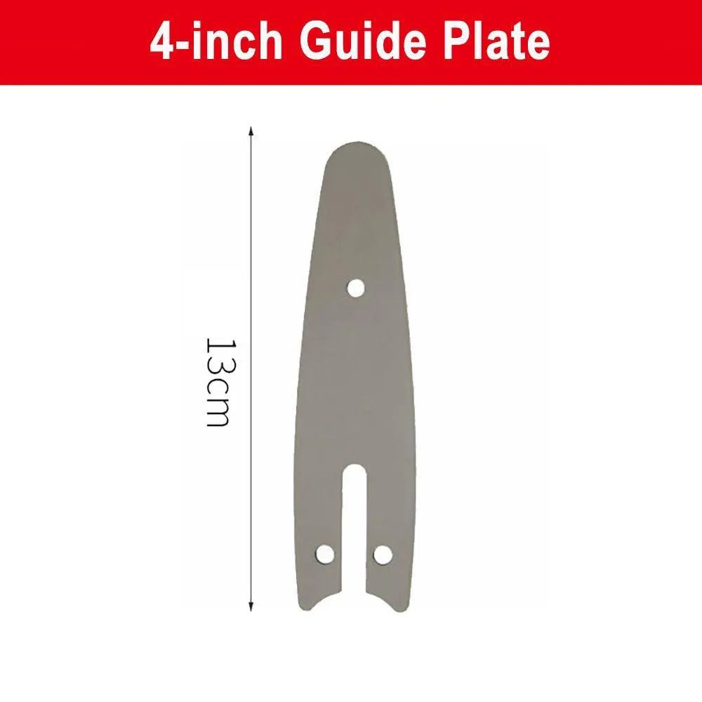 1 ensemble nouveau pour scie électrique chaîne guide plaque ensemble forestière taille jardin outil scie chaîne Kit 4/6/8 pouces acier tronçonneuse plaque