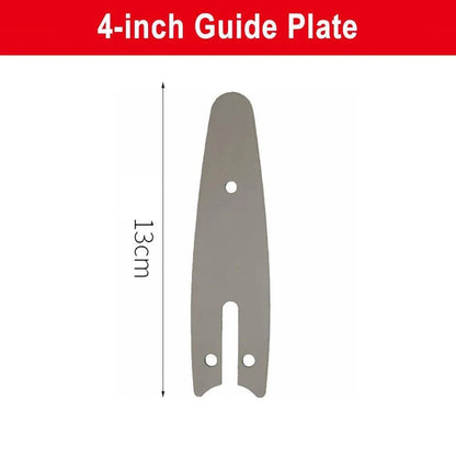 1 ensemble nouveau pour scie électrique chaîne guide plaque ensemble forestière taille jardin outil scie chaîne Kit 4/6/8 pouces acier tronçonneuse plaque