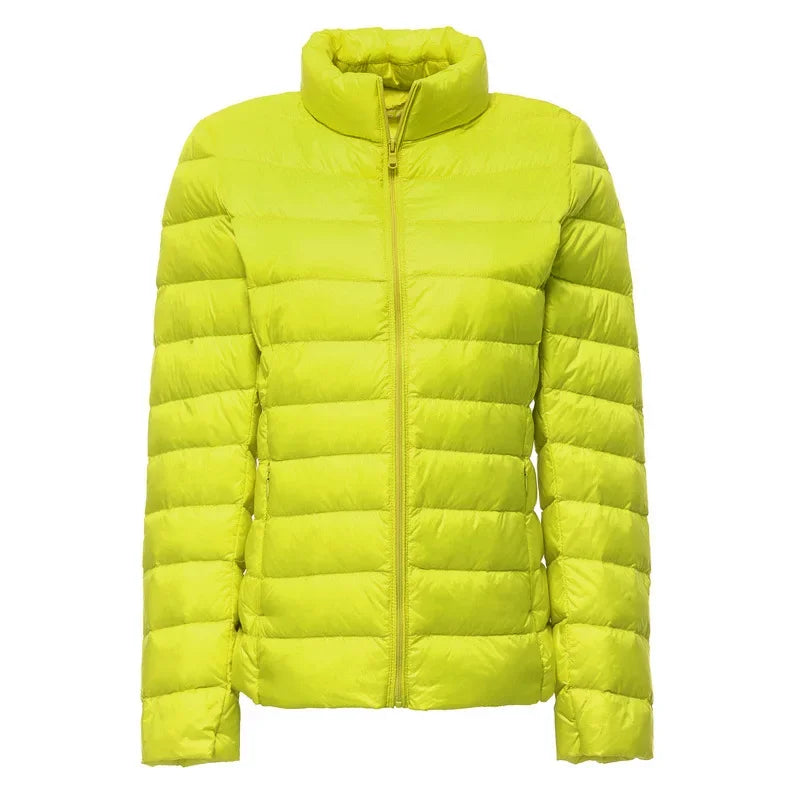 2025 nouveau UZZDSS automne femmes ultraléger mince doudoune 90% duvet de canard blanc vestes à capuche manteaux costume vestes WYRF 1051968