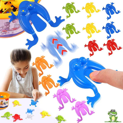 10-60 pièces grenouille sautante avec seau rebond Fidget jouets nouveauté assorti anti-Stress cadeau d'anniversaire garçons filles fête faveur jeu