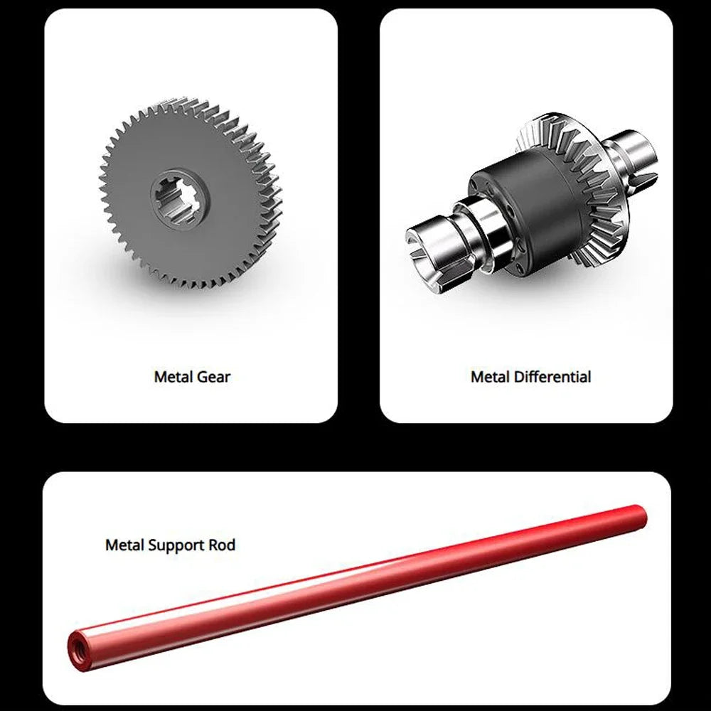 Voiture télécommandée MJX HYPER GO 1:14 14304 2845 à moteur sans balais, châssis métallique, voiture tout-terrain à grande vitesse, jouet RC, 2025