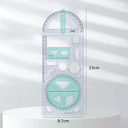 Règle géométrique multifonctionnelle