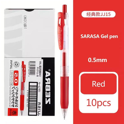 Stylos à encre Gel couleur zèbre JJ15  haute capacité rechargeable