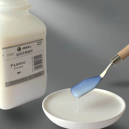 Bouteille d'assaisonnement textile en plastique, agent moyen, blanc laiteux, mélange acrylique, liquide, peinture d'art, fournitures professionnelles, 50 ml, 500ml