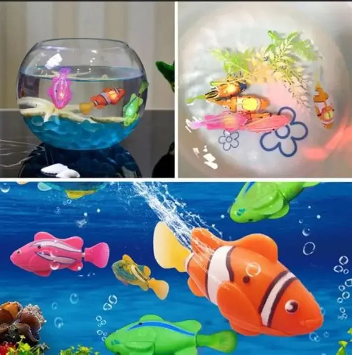 Jouets de bain, poisson de natation attrayant activé dans l'eau, électronique magique, Gadgets amusants, cadeau intéressant pour les enfants