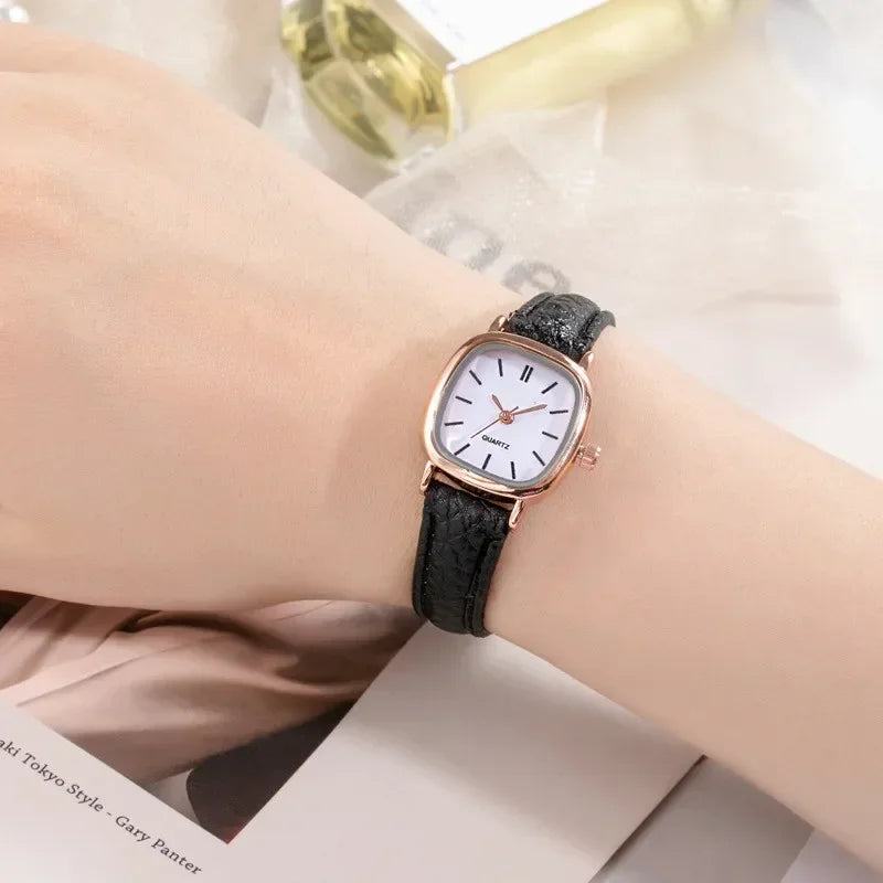 Haute qualité dames Bracelet décontracté montres femmes simples Vintage  Bracelet en cuir