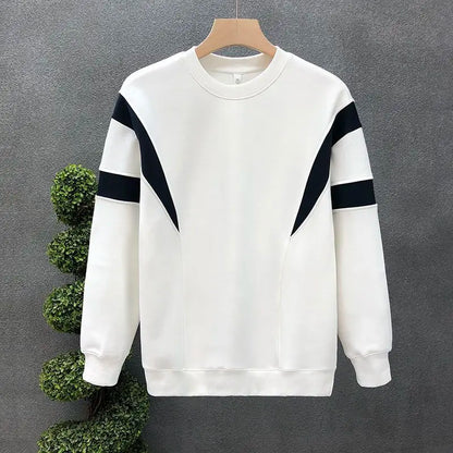 Sweat-shirt décontracté à col rond pour hommes, pull à manches longues, haut assressenti, Zones Me, vêtements d'extérieur sportifs, printemps, automne