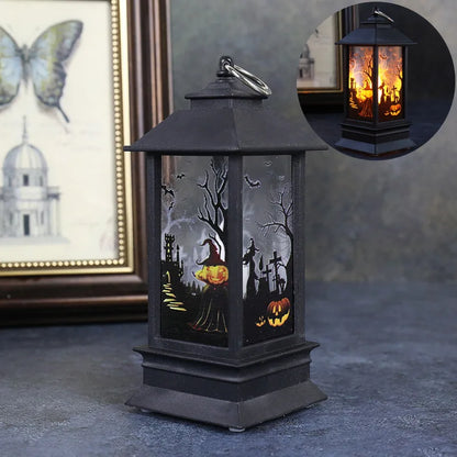 Lampe Décorative à LED Château de Citrouille,