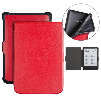 Étui en cuir pour Pocketbook Touch Lux 5 4 HD