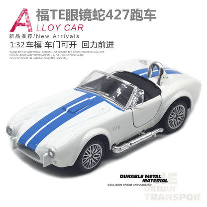 1:32 Shelby 427 classique vintage voiture alliage modèle de voiture jouet pour enfants nouveau cadeau de vente chaude
