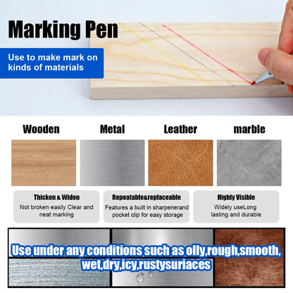 Nouveau crayon mécanique en métal multicolore,