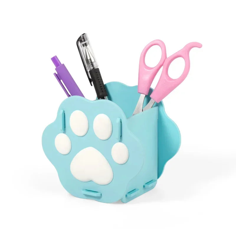 Porte-stylo pâte de chat en PVC