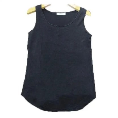 Débardeur de Fitness d'été-T-Shirt ample en coton, grande taille, col rond, Slim, hauts à la mode pour femmes, tenue décontracté