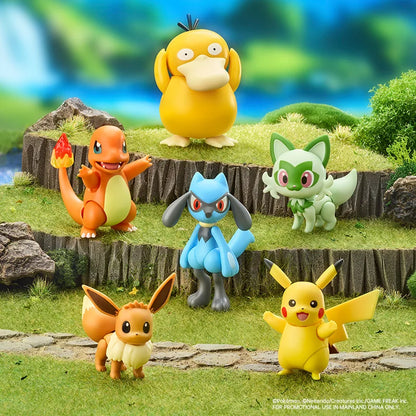Bloc de construction Pokemon BLOKEES, Pikachu Eevee, écureuil, Charcadet, ronflex, Anime, ornements faits à la main, modèle de jouets, cadeau Surprise, nouvelle collection