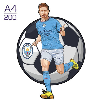 Puzzle étoile de Football Puzzle en bois étoiles de sport Puzzle pour enfants adultes éducatif fabuleux cadeau 300 pièces bricolage Puzzle jouets