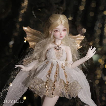 Nette Angel Firefly 1/6 Big Seins Wings Spray, Gradient Gold, Panoramic of Light Elf Archer, BJD Resin Ball Jointed Butter