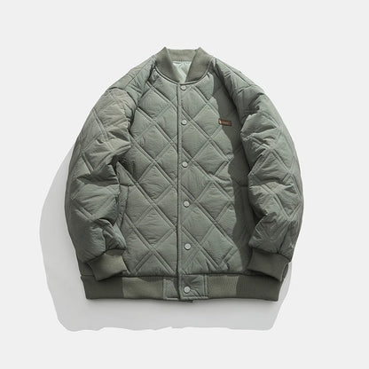 LEGIBLE-Veste zippée à capuche pour homme, Parkas optiques, Manteau chaud, Hiver 2024