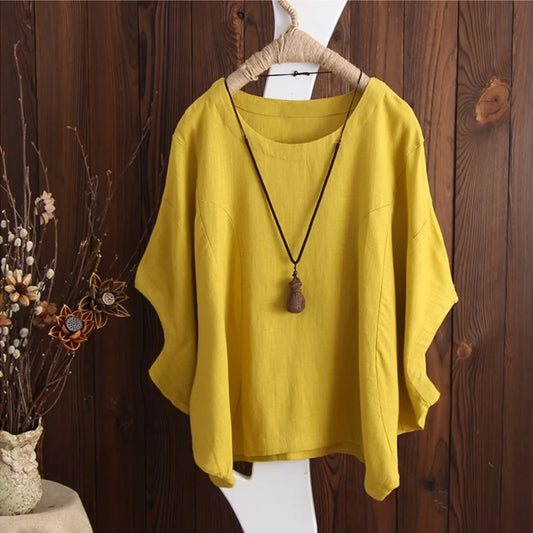 Harajuku Y2k haut Vintage vêtements T-Shirts coton lin Streetwear chemises décontractées pour femmes vêtements T-Shirts mode été