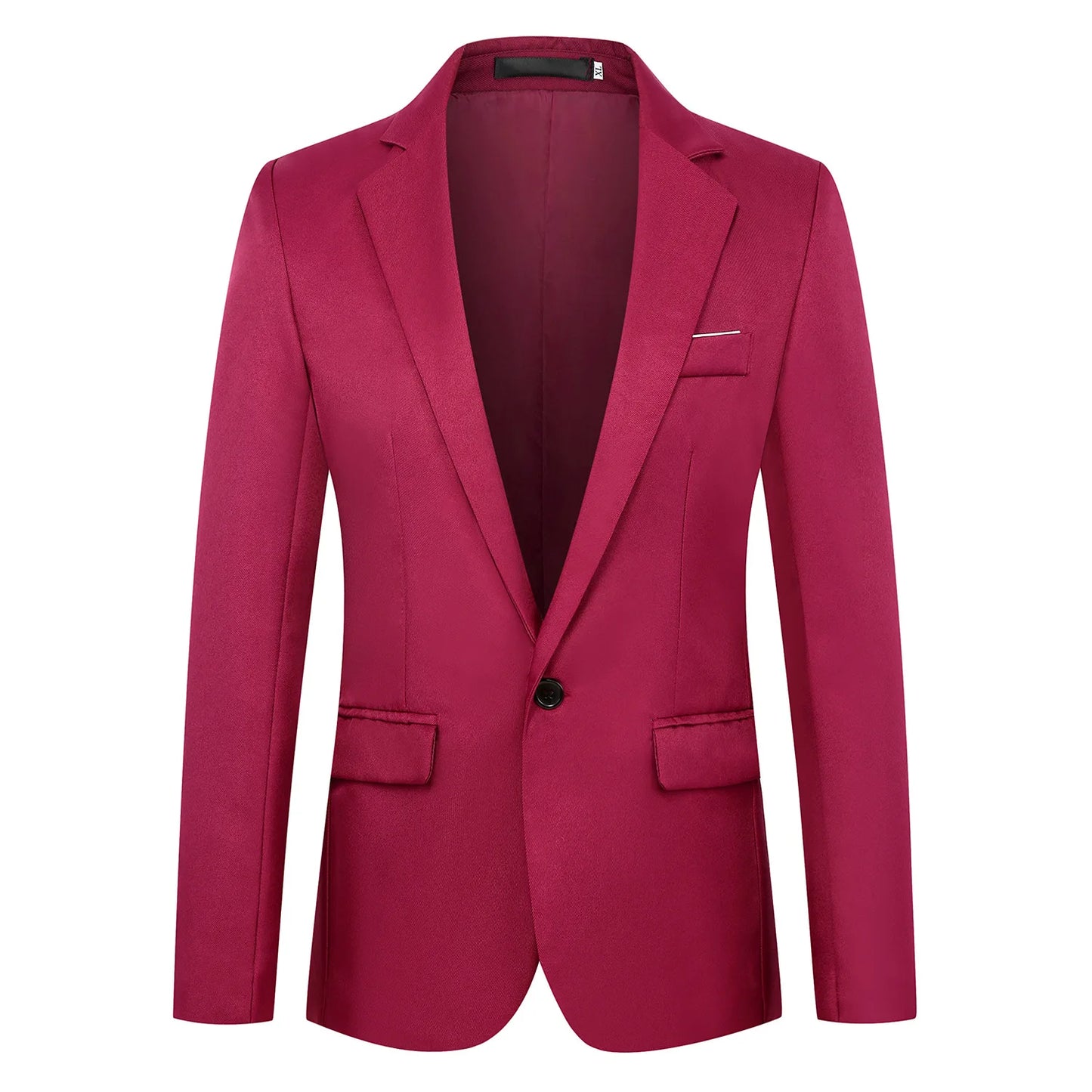 Blazer à bouton unique pour hommes, costumes épissés solides, manches longues, col rabattu, vestes d'affaires, poches Slim, été 2025