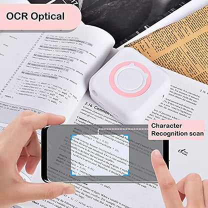 Mini imprimante photo sans fil pour iPhone et Android, imprimante d'étiquettes, impression thermique portable BT, attro