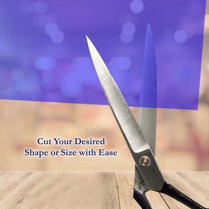 Feuille de plastique transparente A4, acétate PVC, filtre de lumière colorée,