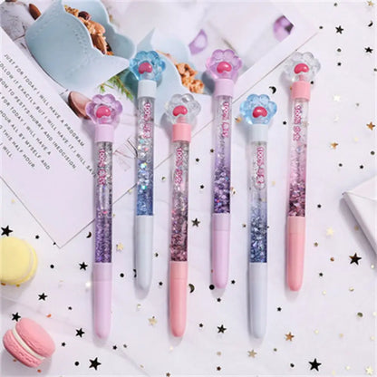 stylo sables mouvants stylo paillettes lumières stylo Gel lumineux