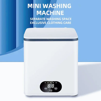 Mini Machine à laver antibactérienne bleu-violet pour chaussettes, sous-vêtements, serviettes, vêtements pour bébé, petits morceaux de linge, lave-linge Compact
