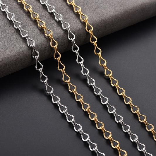 Collier en acier inoxydable pour femmes, chaîne de cou à maillons en forme de guitare, Punk, couleur argent et or, ras du cou, bijoux en métal, 4.6mm