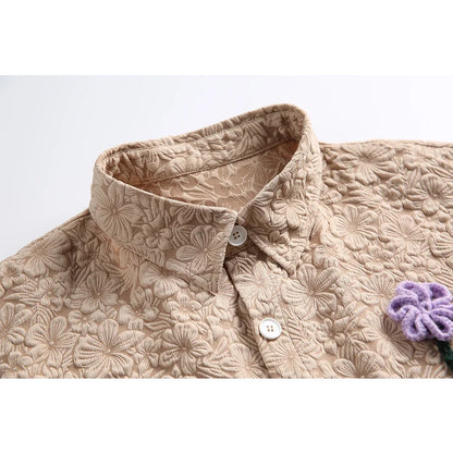 Chemises à manches courtes pour hommes et femmes, chemisier vintage, streetwear décontracté, vêtements Y2K, été