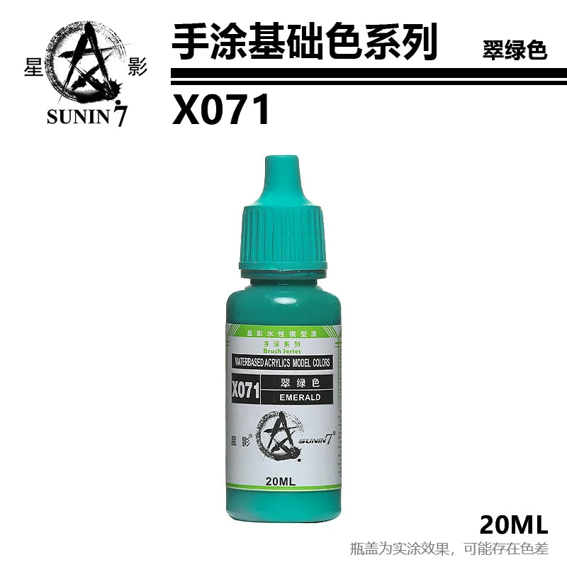 Peinture pigmentée peinte à la main, modèle de série, jouet en x049-x072 irrigation, coloriage, revêtement de stylo à main, similaire à Vallejo Staline, document de base