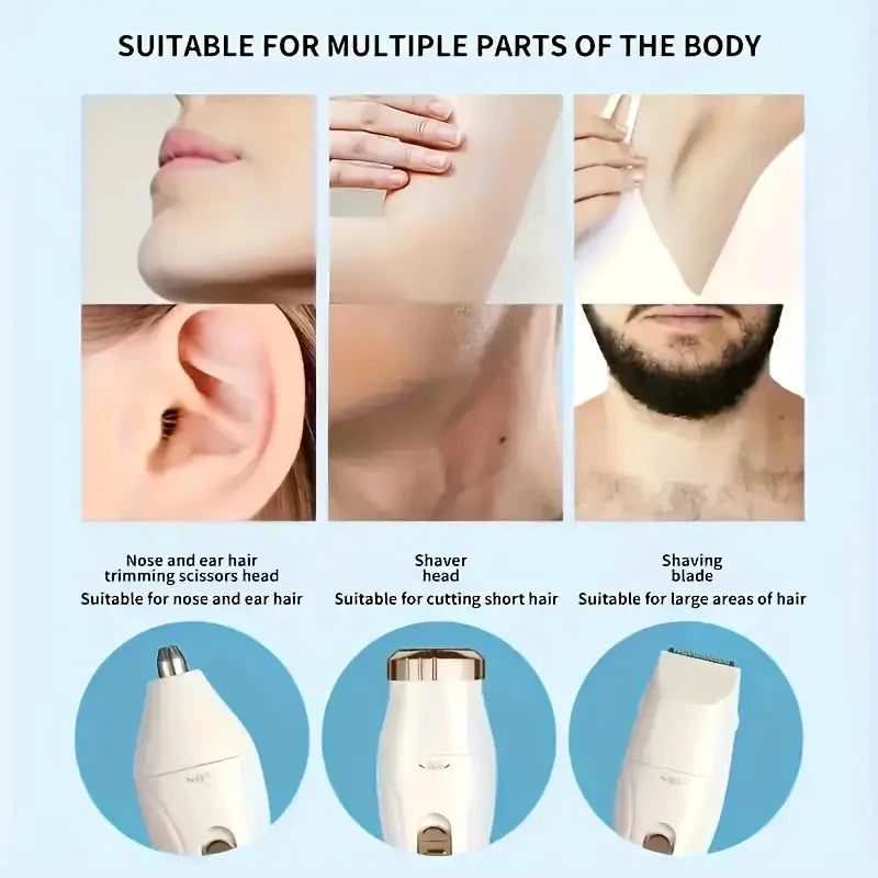 Rasoir électrique pour femmes rasoir féminin tondeuse Bikini rasoirs pour dames corps aisselles jambes Portable épilateur indolore